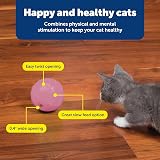 PetSafe SlimCat Interactive Feeder Pink - Adjustable Portions - Slow Feeder view 5