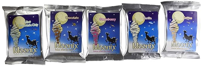 Moonix Freeze Dried Ice Cream Variety Pack 5ct Best Sellers Amazon Com Grocery Gourmet Food