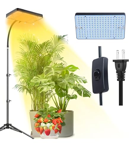 Lampe Sur Pied Plant Grow Light, LBW Full Spectru Dual Heads Desk