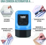 Trodat Wide Identity Theft Protection Roller Stamp with 3 Refills 1.0 Inch view 7