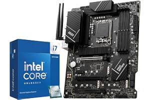 Micro Center CPU Motherbard Combo - Intel core i7-14700KF 20 cores Gaming Desktop Processor with msi PRO Z790-P WiFi Motherboard