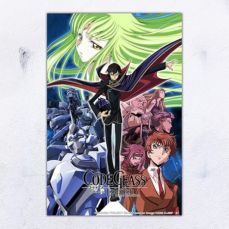 Amazon Com Updateclassic Code Geass Lelouch Of The Rebellion Anime Poster Wall Decor 11x17 Posters Prints