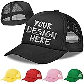 Custom Hats Bulk Custom Hats for Man Woman Personalized Hats Bulk Custom Trucker Hat Custom Hats with Text Photo Logo