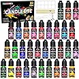Candle dye - 32 Colors Liquid Oil-Based dye for Candle Wax, Vivid Candle Color for DIY Candle Making, Highly Concentrate Natural Candle Color