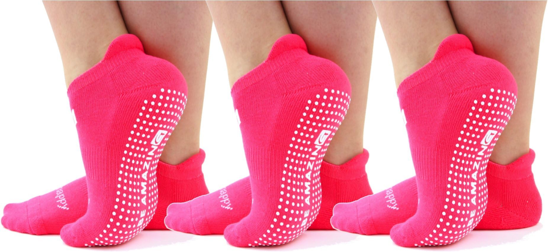 Yoga Socks for Women Barre Socks Grip NonSkid No Slip Pilates Ballet Hospital Maternity