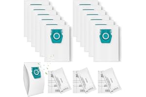 12 Pack HyClean Air TU Vacuum Cleaner Bags Replacement for Miele TU Guard L1 / Guard S1 / CO Guard M1 Vacuum Cleaners, Vacuum