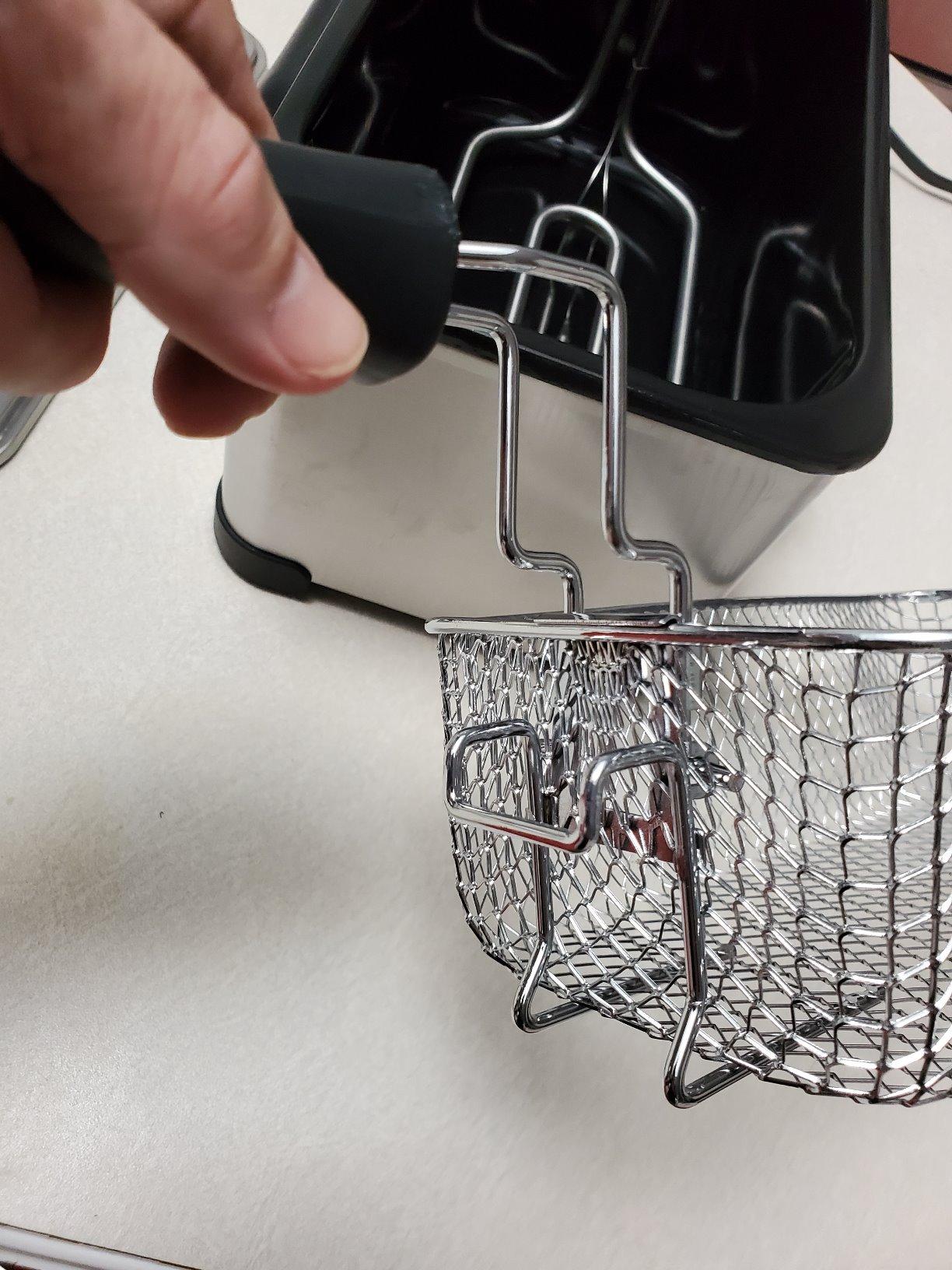 16/mo Finance COSTWAY Deep Fryer with Basket, 5.3Qt Stainless Steel