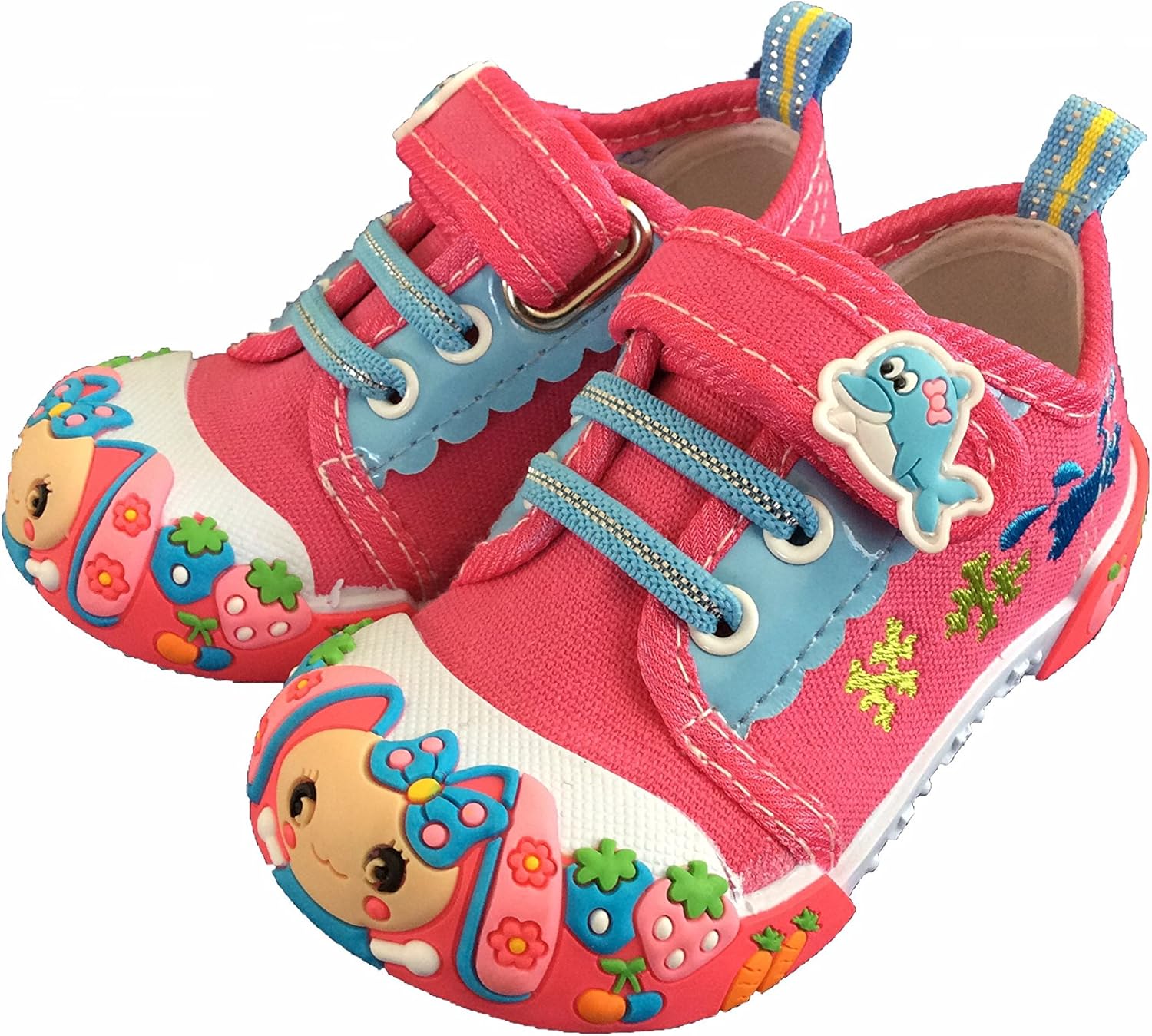 Baby Toddler Girl Fuchsia Pink Sneaker Canvas Baby Toddler Girl Fuchsia Pink Sneaker Canvas