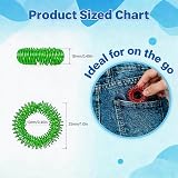 Steemjoey 12 PCS Fidget Rings Acupressure Spiky Sensory Rings Set view 3