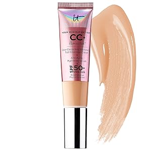 It Cosmetics CC+Illumination Cream SPF 50+ 1.08 Ounce (Light Medium)