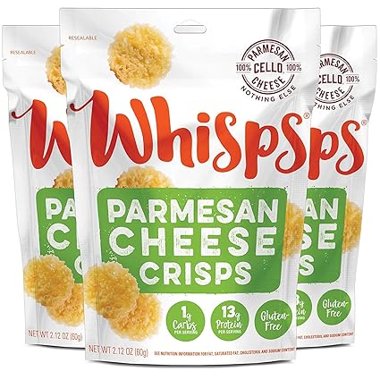Whisps Parmesan Cheese Crisps Keto Snack No Gluten No Sugar Low Car High Protein 212oz Pack Of 6 #vegetarian #substitute #for #parmesan #cheese Whisps Parmesan Cheese Crisps Keto Snack No Gluten No Sugar Low Car High Protein 212oz Pack Of 6