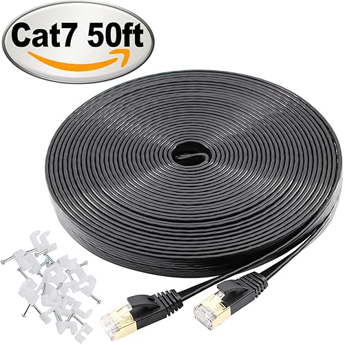 Best Flat Cat7 Cable: Jadaol flat Ethernet