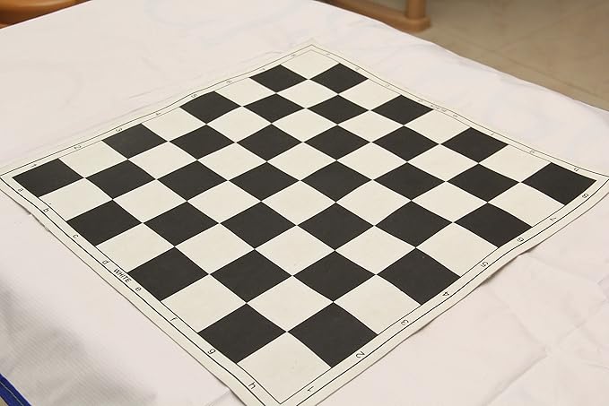 Sterling Vinyl Roll up Chess Mat Board Game (Green, One Size)