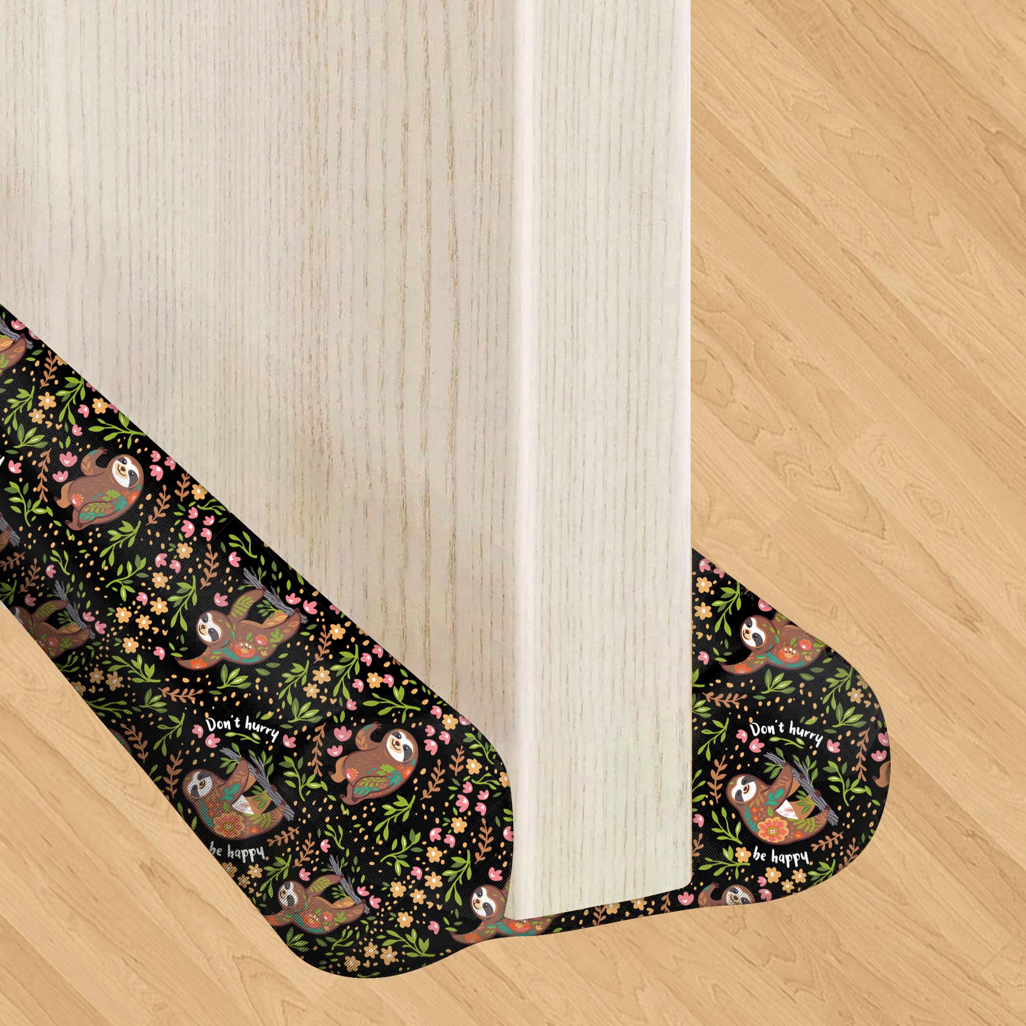 Photo 1 of Joismea 36 Inches Adjustable Door Draft Stopper, Window Breeze Blocker Machine-Washable, Weather Stripping, Noise Reducer - Sloth