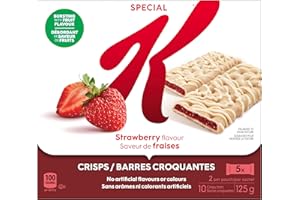 Kellogg's Special K Fruit Crisps Strawberry Flavour, 125 g, 10 Crisps, 2 Per Pouch