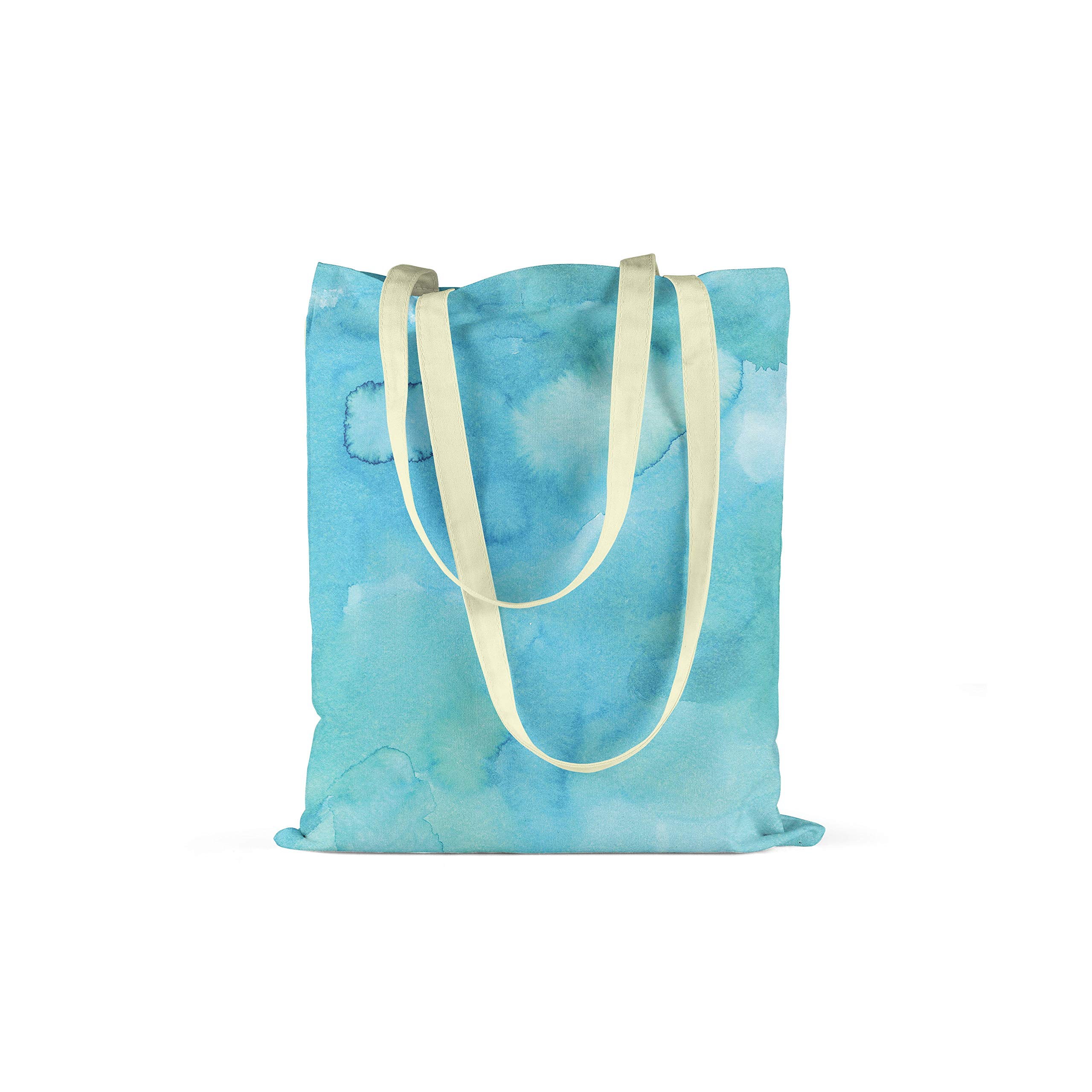 Bonamaison Printed Tote Bag, Reusable Grocery Bag, Shopping Bag, Machine Washable, Foldable, Canvas Cloth Bag with Handles, Size: 34x40 Cm