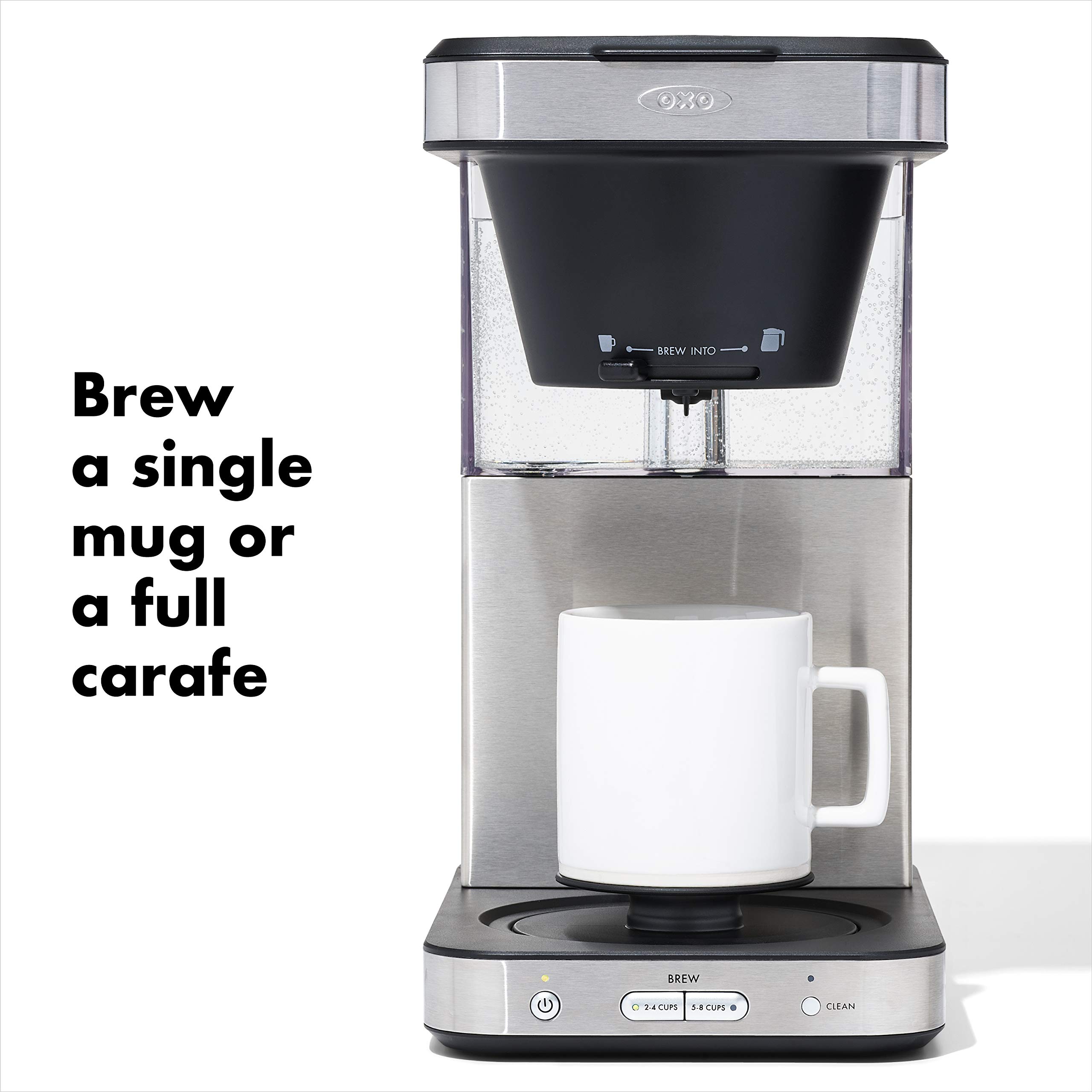 OXO Brew 8 Cup Coffee Maker, Stainless Steel 16 Oz Thermal Mug With SimplyClean Lid Pricepulse