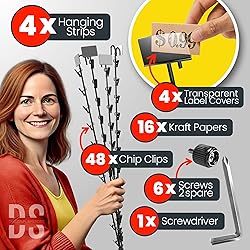 Multifunctional Chip Display Stand - 4pcs Hanging