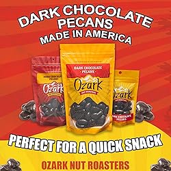 OZARK NUT ROASTERS, Dark Chocolate Pecans, Flavored