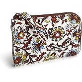 Vera Bradley Women's Premium Cotton Zip Card Pouch