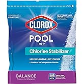 Clorox® Pool&Spa™ Swimming Pool Chlorine Stabilizer, Helps Chlorine Last Longer, Saltwater Pool Compatible, 4LB (Pack of 1)