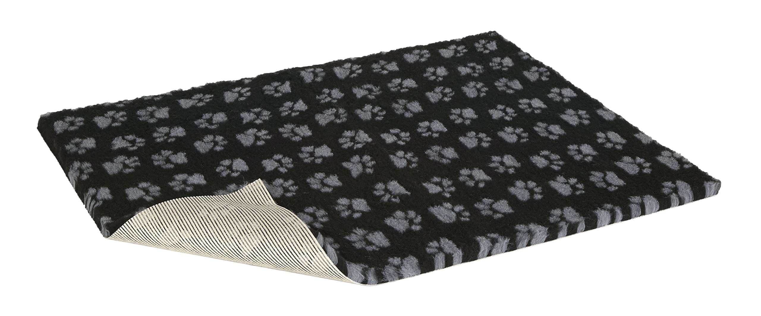 Vetbed Dog and Cat Bedding, Black with Grey Paws