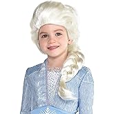Party City Frozen 2 Elsa Wig Halloween Costume Accessory for Women and Girls, One Size
