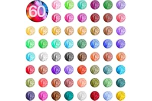 NTWJNJY Mica Powder,60 Colors Pearlescent Resin Pigment for Epoxy Resin,Nails,Soap Making Supplies,Lip Gloss,Candle Making Dye,Bath Bomb,Art Crafts,epoxy Resin Pigment