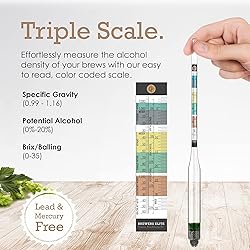 Brewer's Elite Hydrometer - for Home Brew