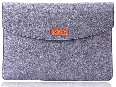 ProCase 9.7-10.1 Zoll Hülsenkoffer, Tragbarer Filz Tragender Schutzhülle Tasche für iPad Pro 11 2018/9, Apple iPad Pro/iPad A