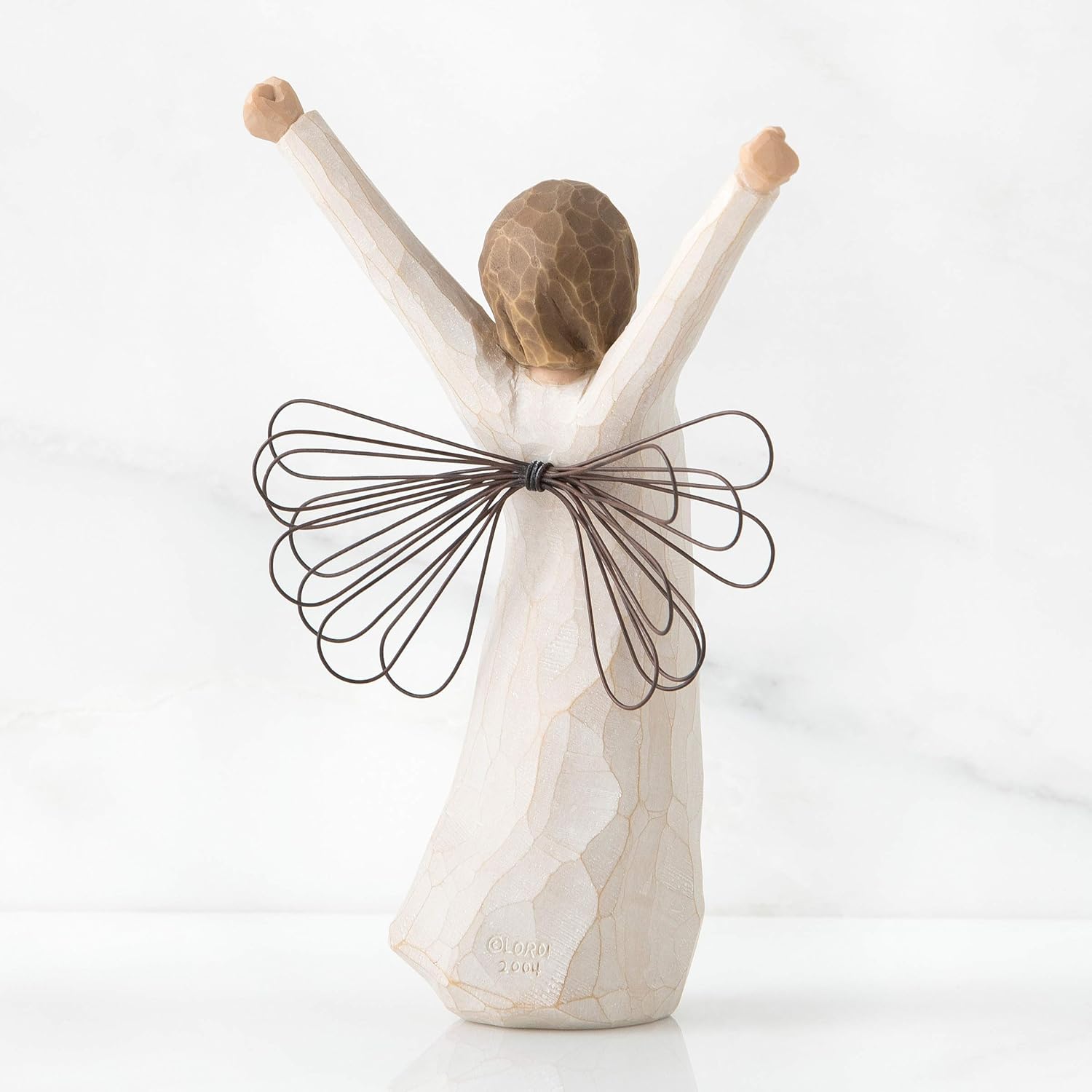 Willow Tree Angel Courage Figurine, Natural, 7.4 x 5.8 - Image 5