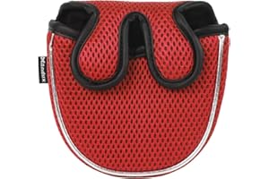 Andux Mallet Cover Golf Putter Head Covers for Center Shaft Putter MT/TG16, Semicircle
