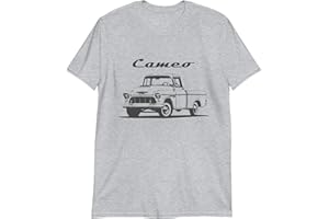 JG INFINITE 1955 Chevy Cameo Carrier Antique Pickup Truck Short-Sleeve Unisex T-Shirt