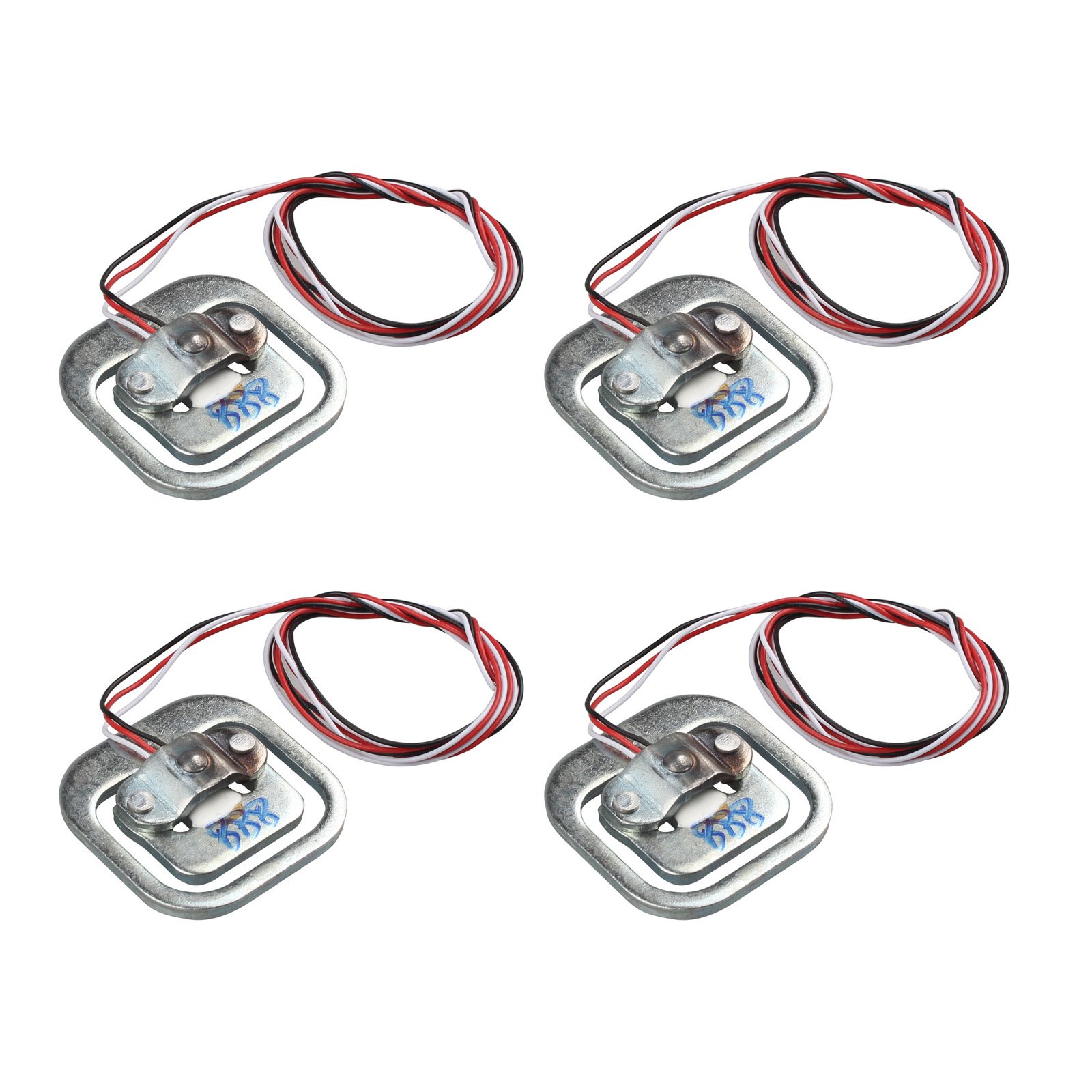 HALJIA 4PCS 50Kg Body Load Cell Weighing Sensor Resistance strain Half-bridge Original Compatible with DIY Arduino Etc