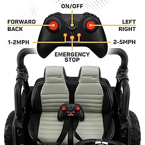 remote control 2 seat power wheels