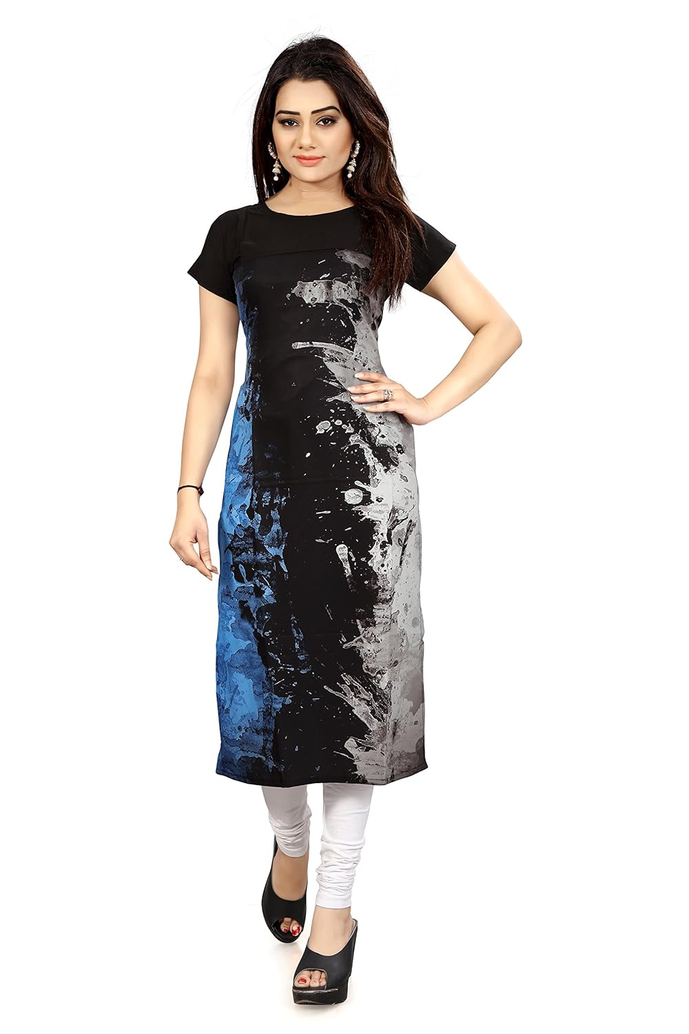 new ethnic 4 you women's crepe kurti (efc010)