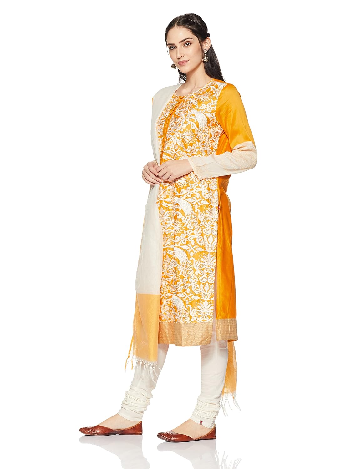 biba women's straight salwar suit