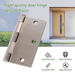 6 Pack Satin Nickel Door Hinges Brushed Nickel 3.5