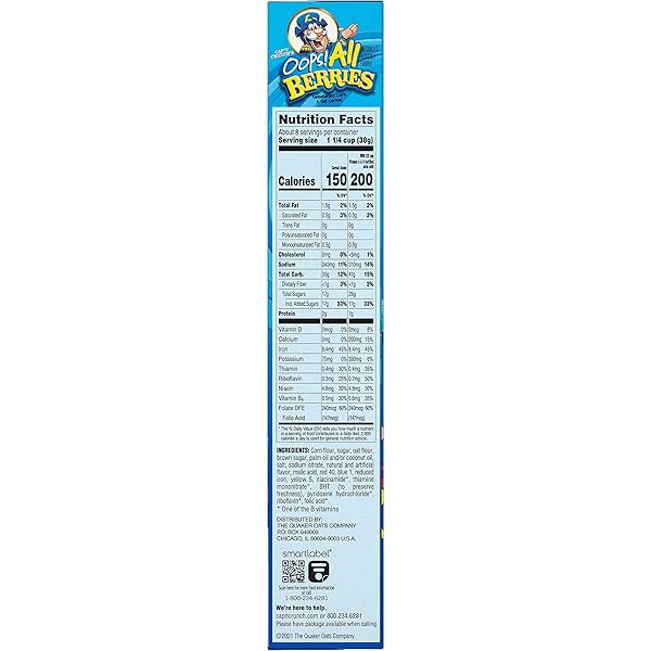 CAP’N CRUNCH CEREAL, OOPS ALL BERRIES, 10.3 OZ