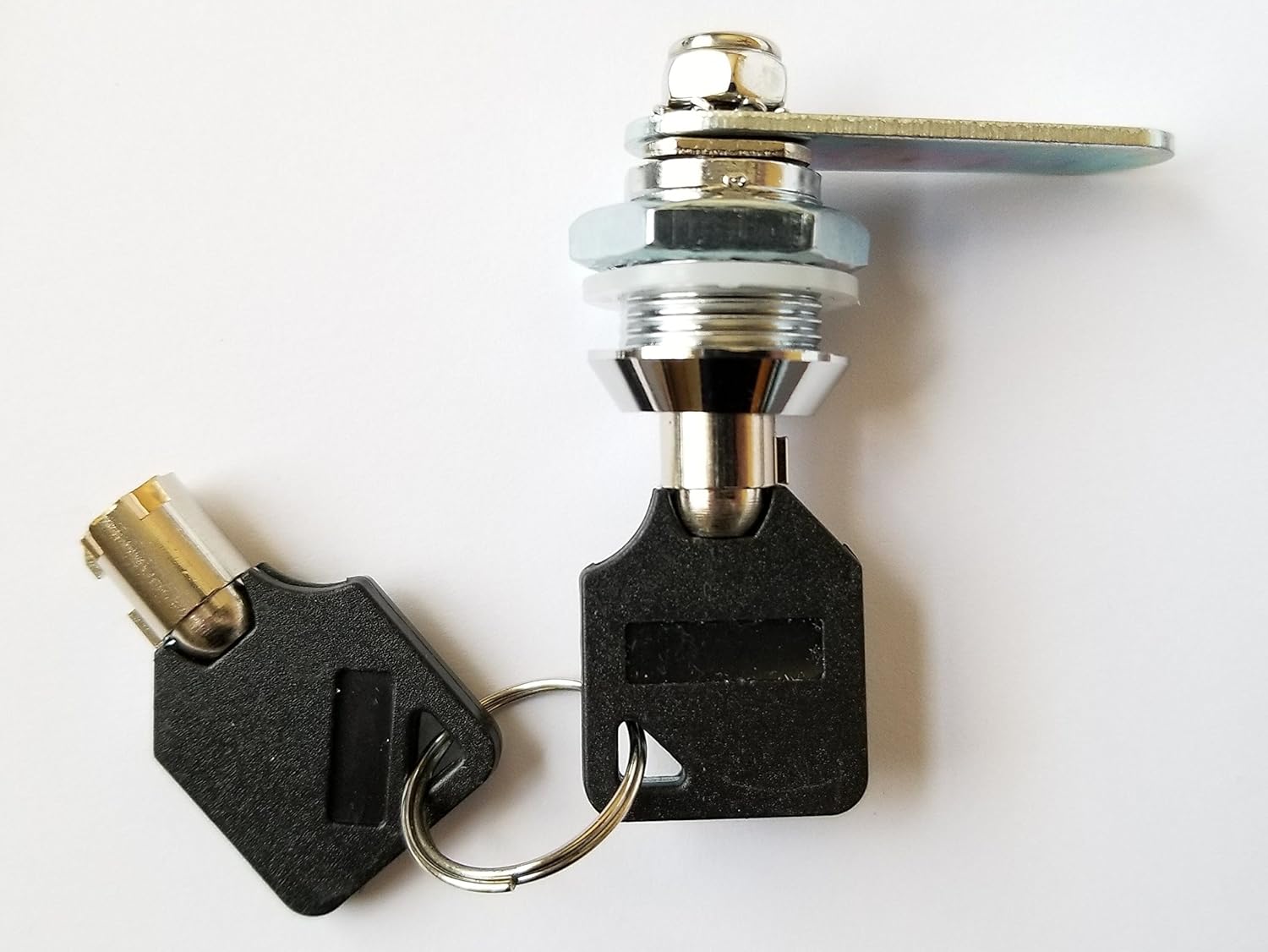 Tubular Cam Lock with 5/8 Cylinder and Chrome Finish Pack of 10 Keyed