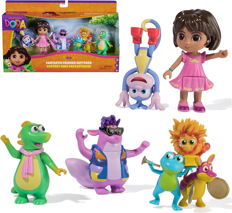 Fantastische Freunde Geschenkset - Set mit Vier Figuren ca. 9 cm und kleinem Musikband-Trio zur beliebten TV-Serie für Vorschulkinder, für fantasievolles Spielen für Kinder ab 3 Jahren