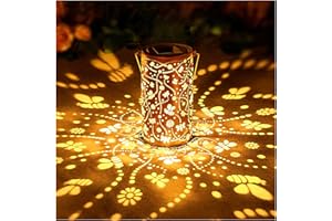 EZTZEN Bee Solar Lanterns Outdoor Waterproof Hanging Solar Lights Bee Gifts for Women Men Metal Decorative LED Bee Lanterns for Garden Decor,Yard,Patio,Lawn,Tabletop,Pathway,Landscape