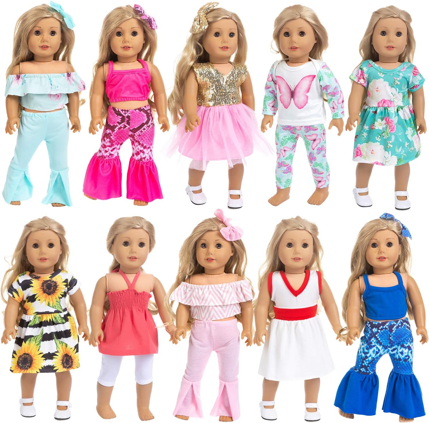 Our Generation Doll My Life Doll Ecore Fun 10 Sets American 18 Inch 