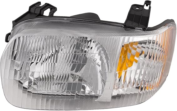 Amazon Com Headlightsdepot Halogen Headlight Compatible With Ford Escape 2001 2004 Includes Left Driver Side Headlamp Automotive