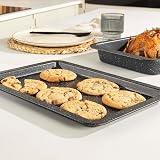 Salter Megastone Baking Tray Set of 2 Non-Stick Carbon Steel 37 cm view 4