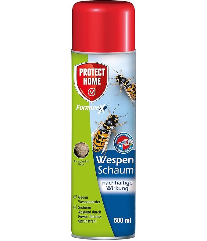PROTECT HOME Forminex Wespenschaum (ehem. Bayer Garten Blattanex) Wespenabwehr mit Sofortwirkung, 500 ml