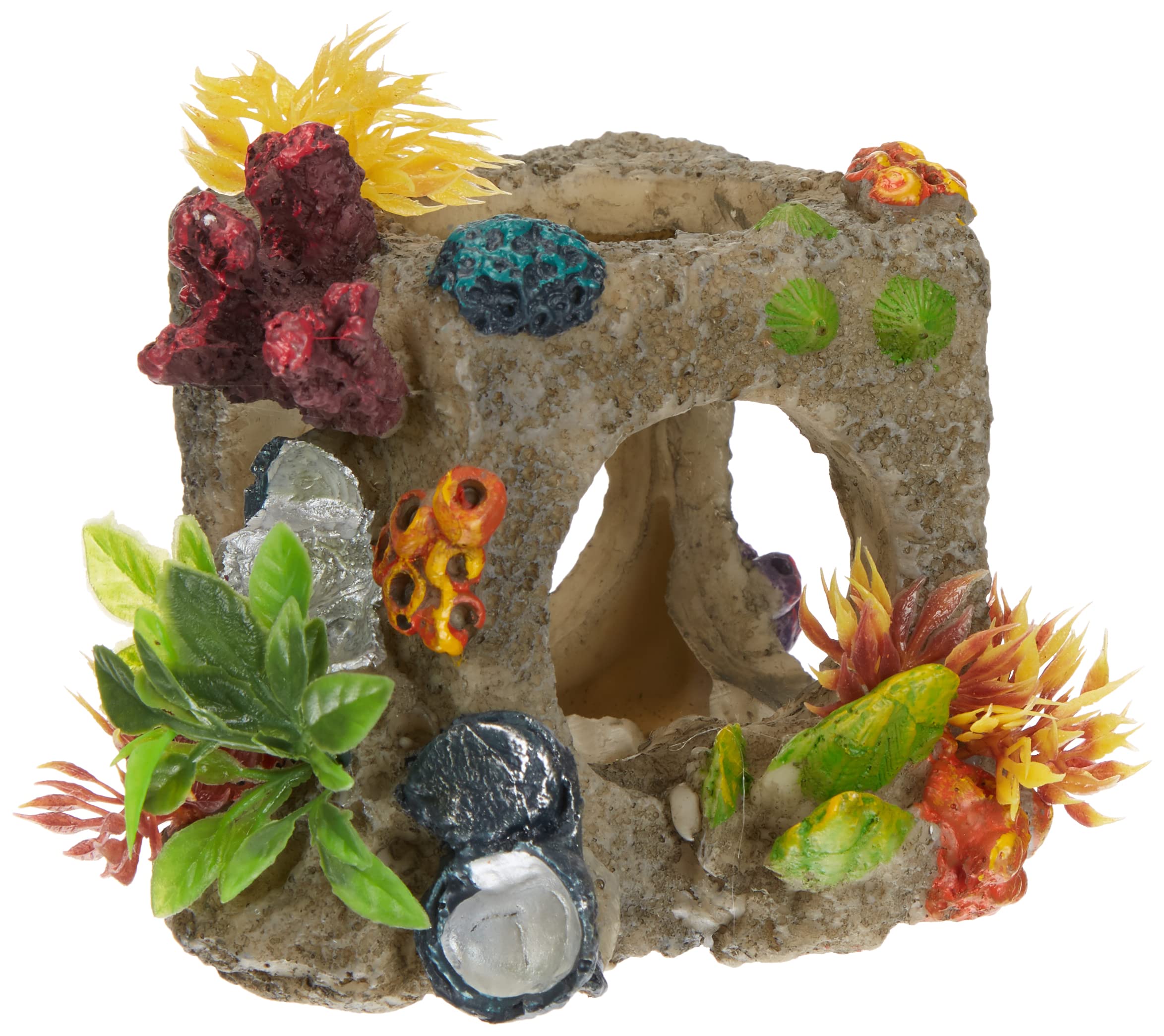 Aqua Della Cube Habitat Aquarium Decoration, 12 x 11.5 x 11 cm