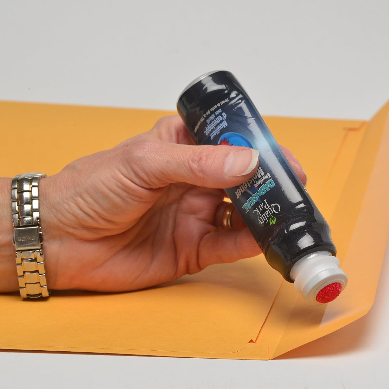 Quality Park DabNSeal Envelope Moistener with Adhesive, 50ML Bottle