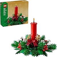 LEGO Christmas Table Decoration Building Toy for Kids - Brick-Built Holiday Centerpiece & Festive Room Decor - Christmas Craf