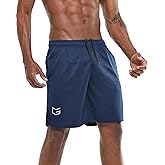 G Gradual Men's 5"/ 7"/ 9" Workout Running Shorts Quick Dry Lightweight Gym Shorts with Zip Pockets